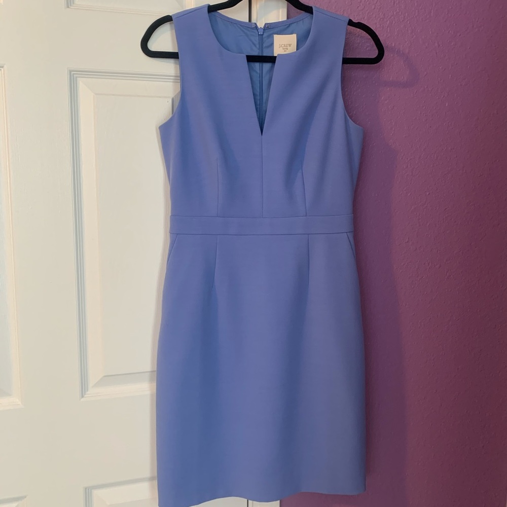 Beautiful periwinkle J. Crew dress